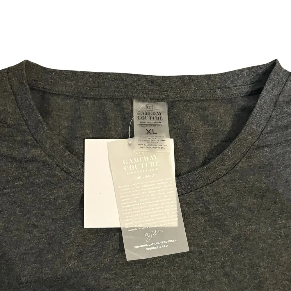 NWT Florida St. Seminoles Gameday Couture Heather Gray Women’s Long Sleeve Shirt - Picture 3 of 5